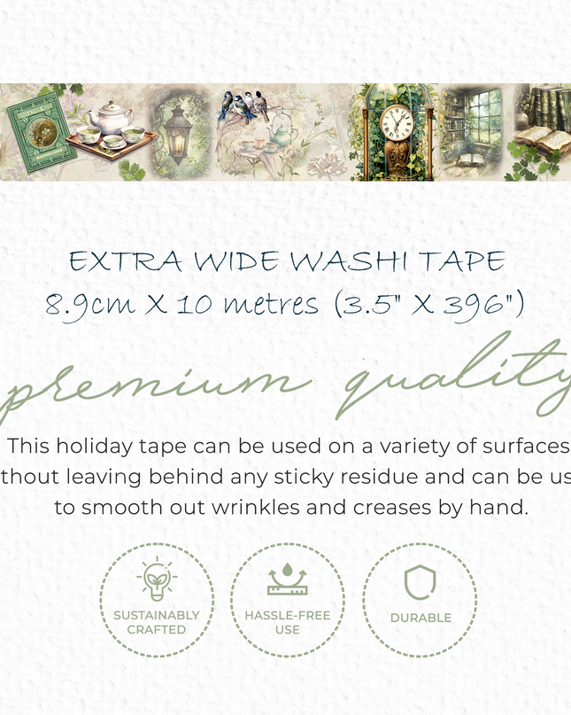 Forest journal extra wide washi tape