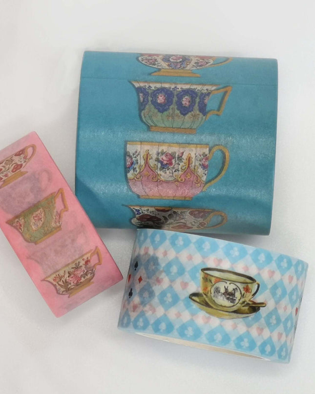 Alice in Wonderland Tea Party washi Tape! Party Supplies for Your Tea Party. Inc Extra Wide Tape!