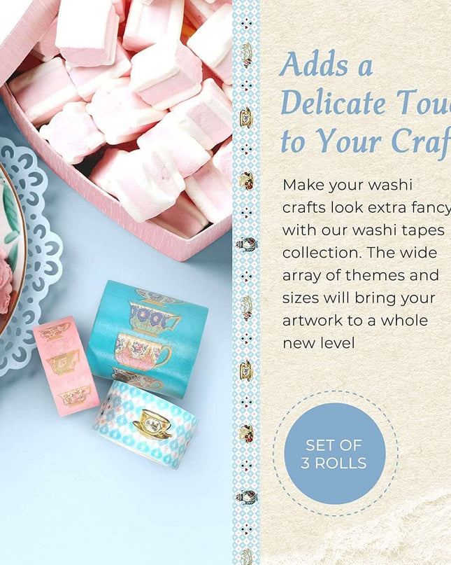 Alice in Wonderland Tea Party washi Tape! Party Supplies for Your Tea Party. Inc Extra Wide Tape!