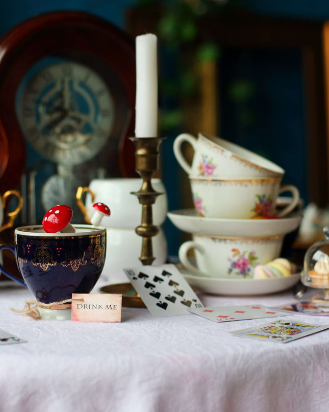 Alice in Wonderland Vintage Playing Cards Deck for Tea Party Games, Decorations and Crafts