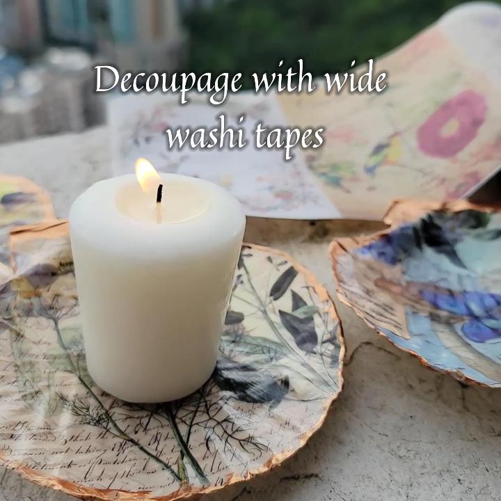 Washi Tape & Decoupage: A Perfect Match for Creative DIY Lovers