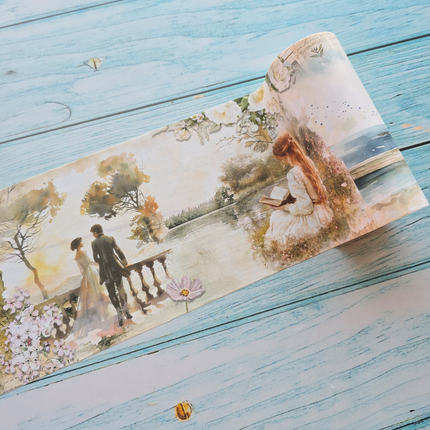 Anne of Green Gables theme wide washi tape for journals, scrapbooks, crafts and decorating
