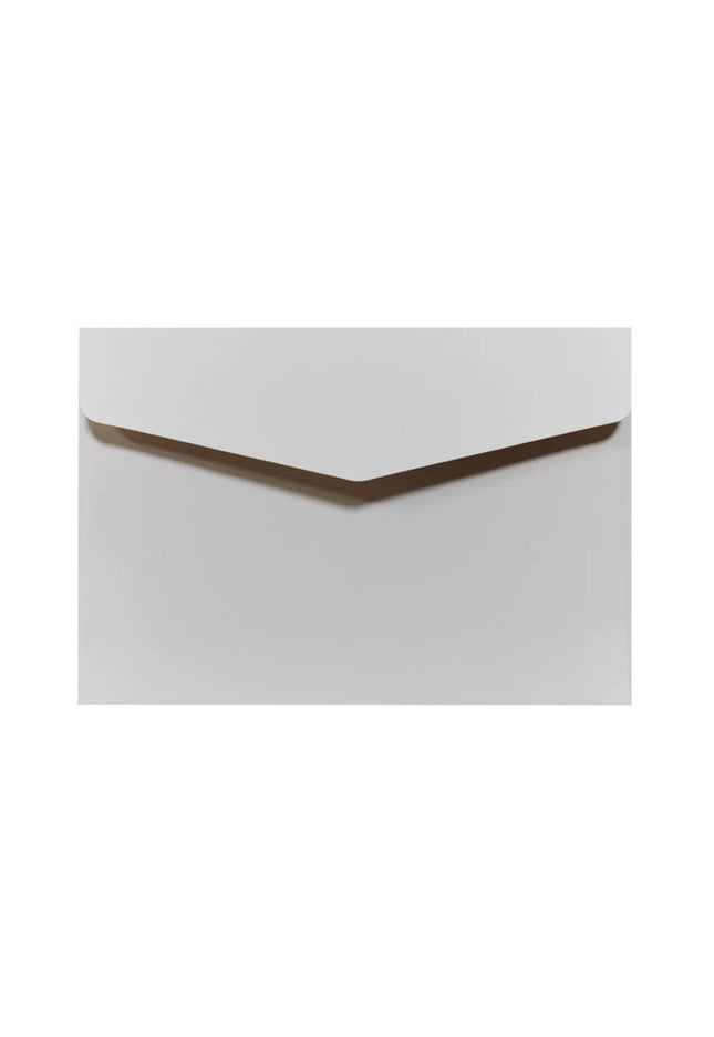 Pack of 10 Off-White Cardstock Envelopes, 23x16cm (9.1x6.3"), Premium 250 GSM Heavyweight A5 Invitation Envelopes, Cream Matte