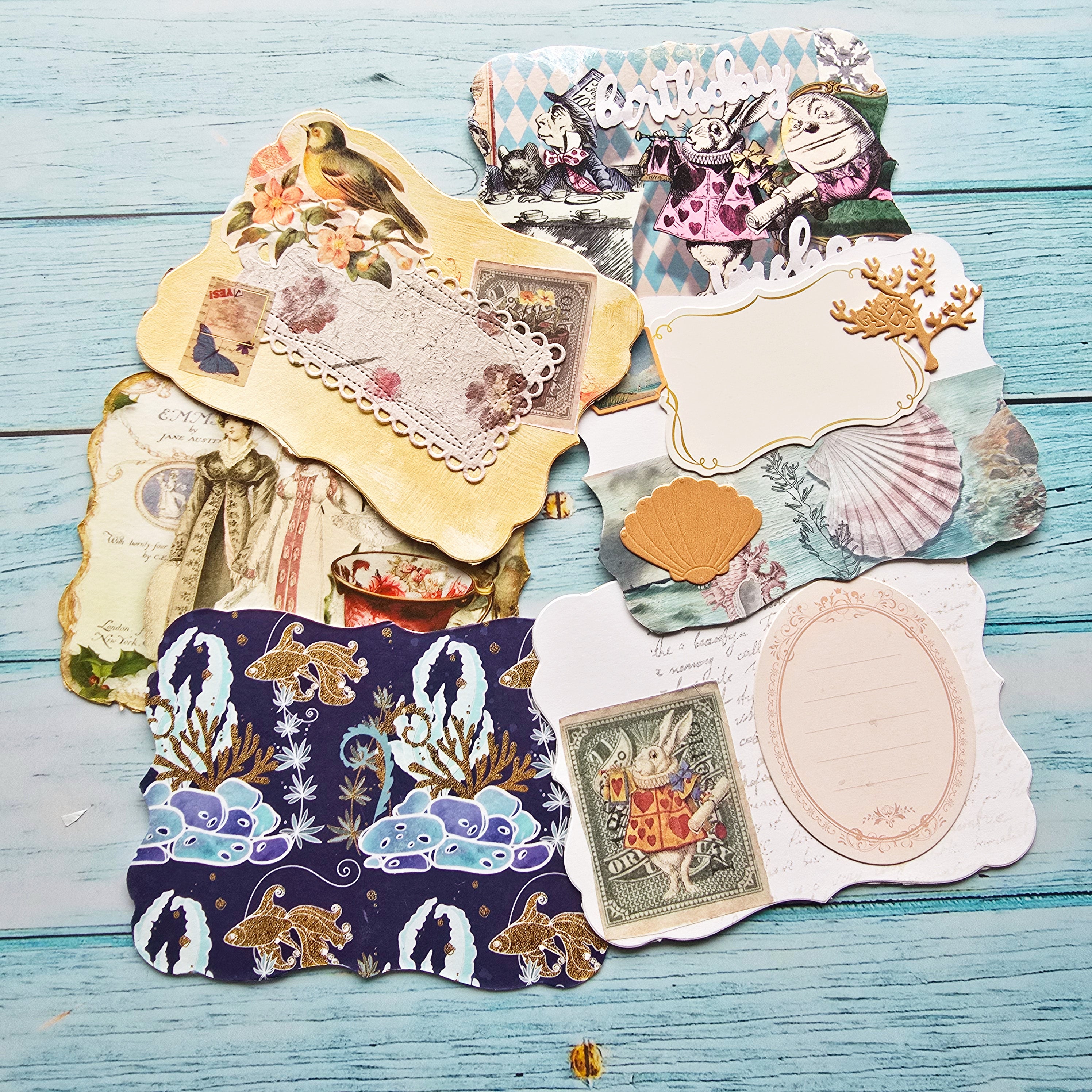 Gold foil washi sticker tapes Serenity Fair
