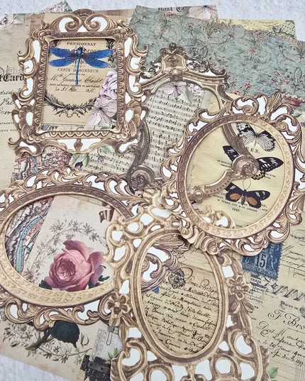 Jane Austen Christmas holiday paper crafting gift set