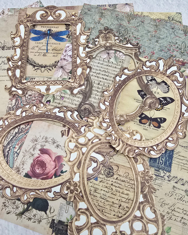 Jane Austen Christmas holiday paper crafting gift set