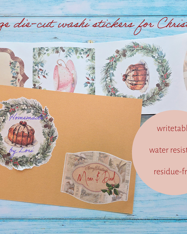 Jane Austen Christmas holiday paper crafting gift set