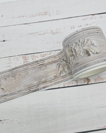 Vintage French wall panel moldings washi tape