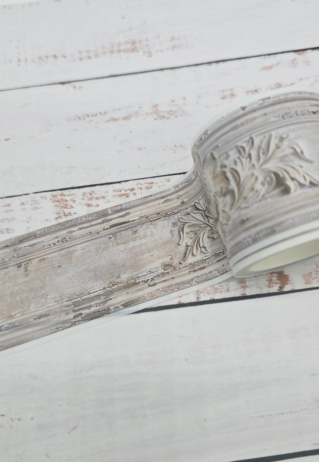 Vintage French wall panel moldings washi tape