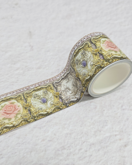 French Baroque trim washi tape for journals, scrapbooks, decorating and decoupage