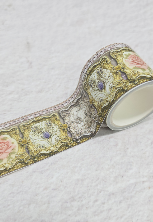French Baroque trim washi tape for journals, scrapbooks, decorating and decoupage