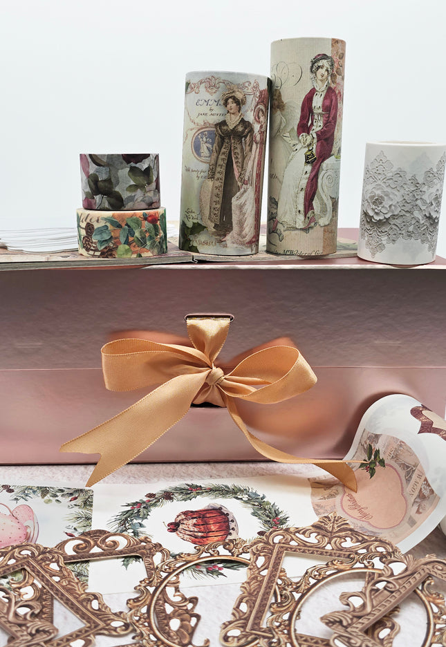 Jane Austen Christmas holiday paper crafting gift set