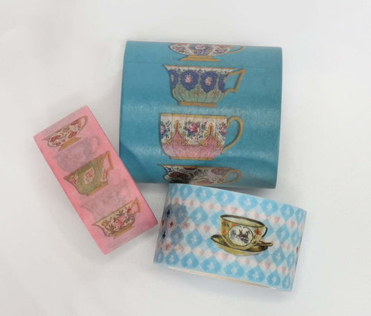 Alice in Wonderland Tea Party washi Tape! Party Supplies for Your Tea Party. Inc Extra Wide Tape!