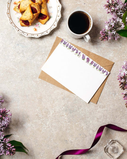 Lavender, Hydrangea, Lilacs, Wisteria, & Other Purple Flowers Themed washi Tapes. Set of 11 Extra Long (10 m/394") Rolls.