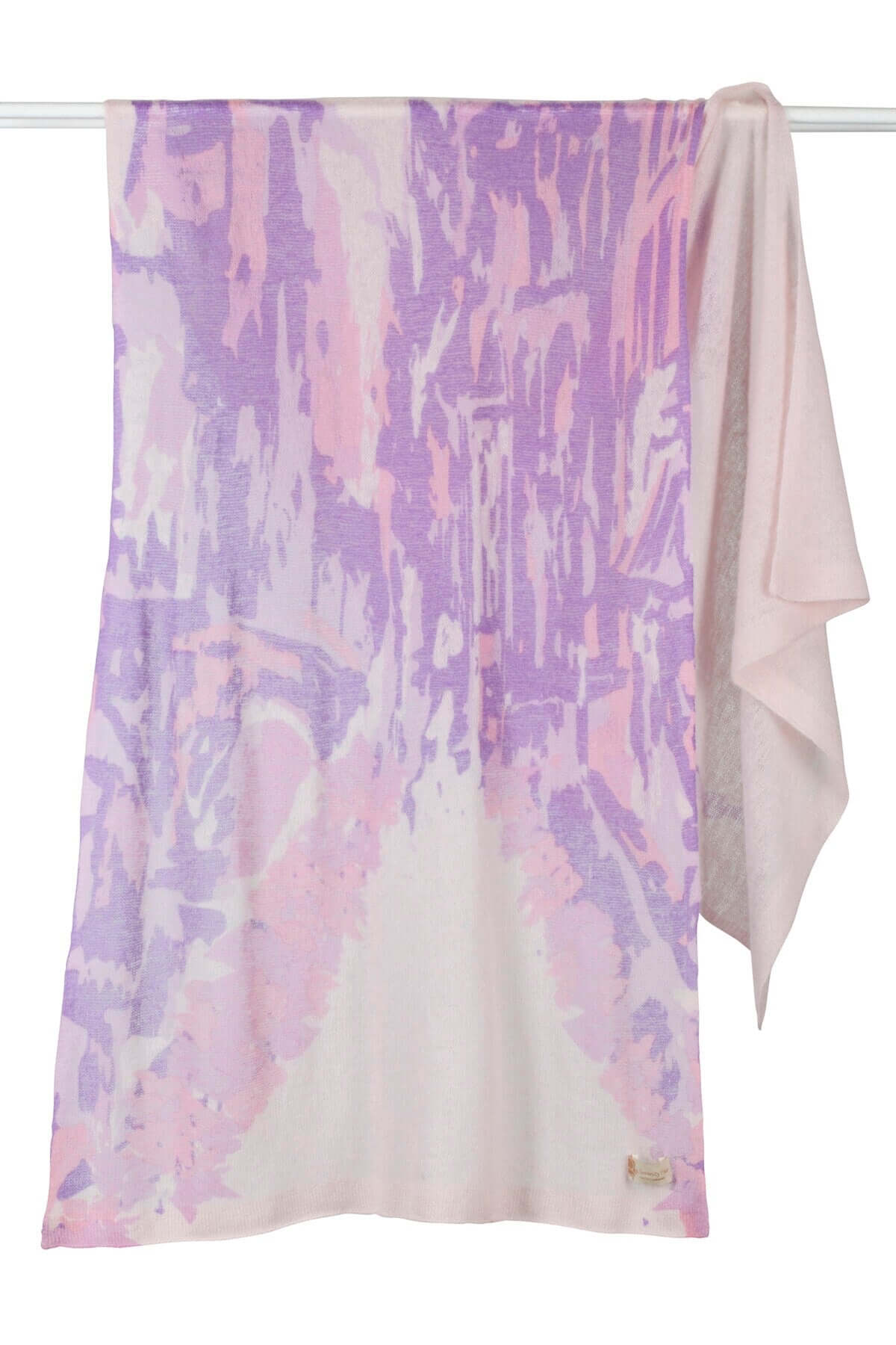 Ultra fine, sheer 100% cashmere shawl with Paris print- can be worn year round !