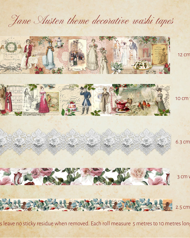 Jane Austen Christmas holiday paper crafting gift set