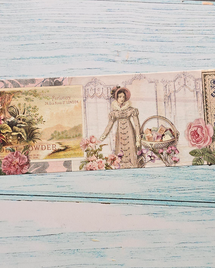 Jane Austen Lavender Garden Washi Tape – 6 cm Wide