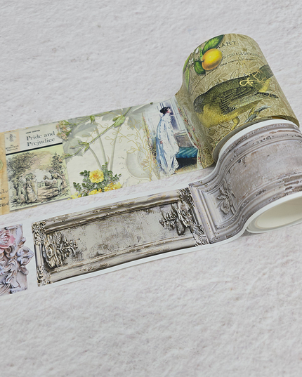 Jane Austen vintage collage washi tapes set. Exclusive for 2026!