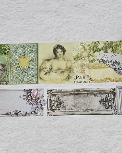 Jane Austen vintage collage washi tapes set. Exclusive for 2026!