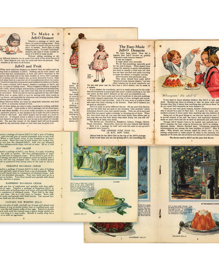 Vintage Jell-O Cookbook Digital Bundle (1910 & 1922 Editions)