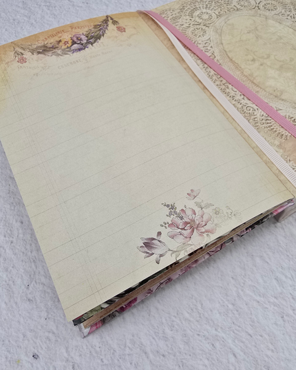 Jane Austen Regency theme blank scrapbook journal. A beautiful gift idea!