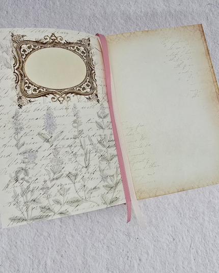 Jane Austen Regency theme blank scrapbook journal. A beautiful gift idea!