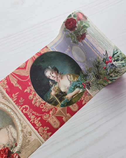 Christmas at Versailles French Rococo theme extra wide washi tape