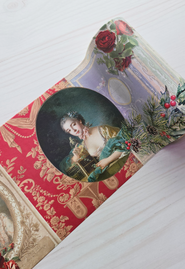 Christmas at Versailles French Rococo theme extra wide washi tape