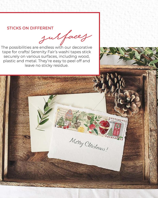 Vintage Christmas Washi Stickers: Victorian style die cut sticker labels