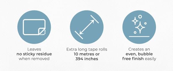 Colorful Mandalas Pattern washi Tapes Set of Extra Long Rolls for scrapbooks, Crafts and journals. Extra Long washi Tapes 10 Meter / 33 feet per roll