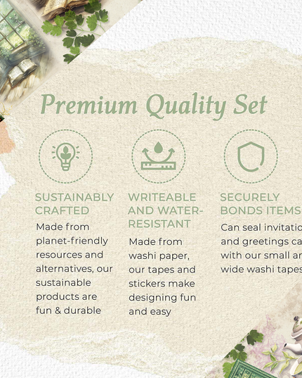 Forest journal extra wide washi tape